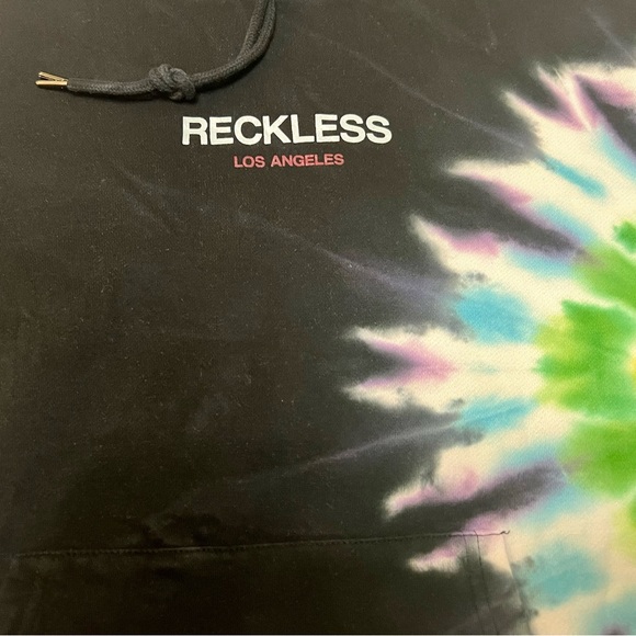 Young & Reckless Hoodie with tie dye burst 💥 - Picture 5 of 10
